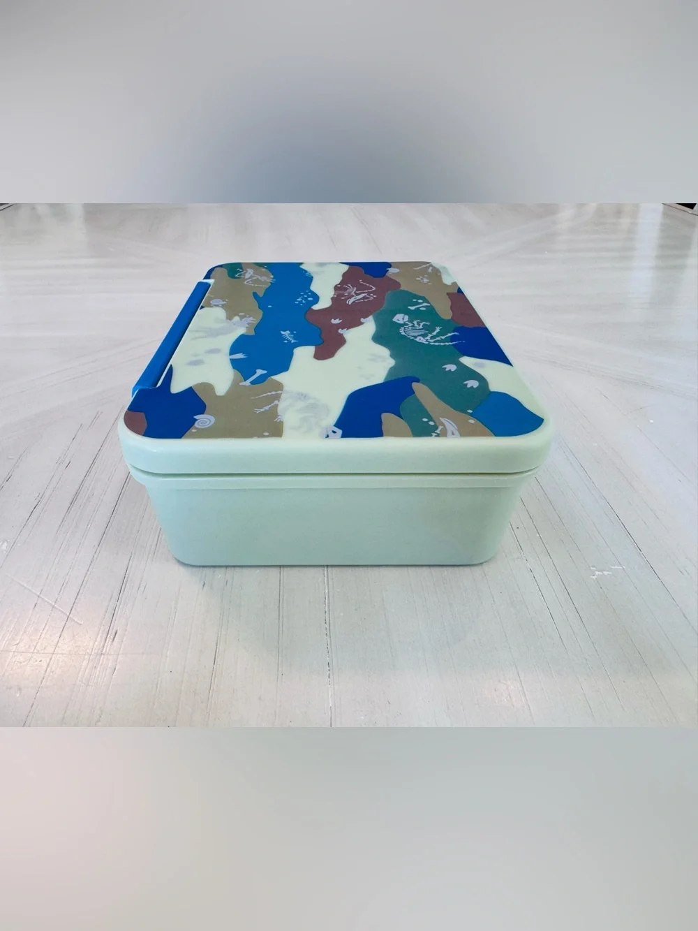 Cat & Jack Kids’ Dino Camo 3-Compartment Bento Lunch Box NWT